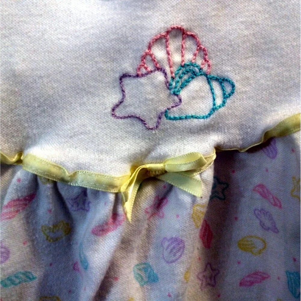 24m Vintage Carters Baby Seashell Sundress
